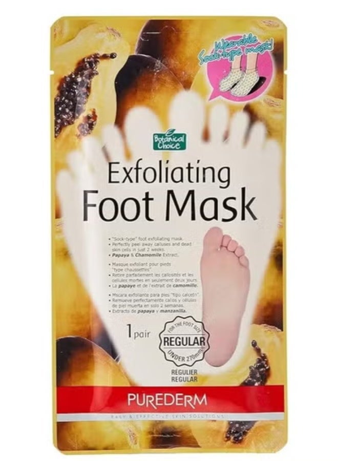 بيور ديرم قناع تقشير القدمين من بيورديرم بوتانيكال تشويس، ، زوج واحد - Image 1